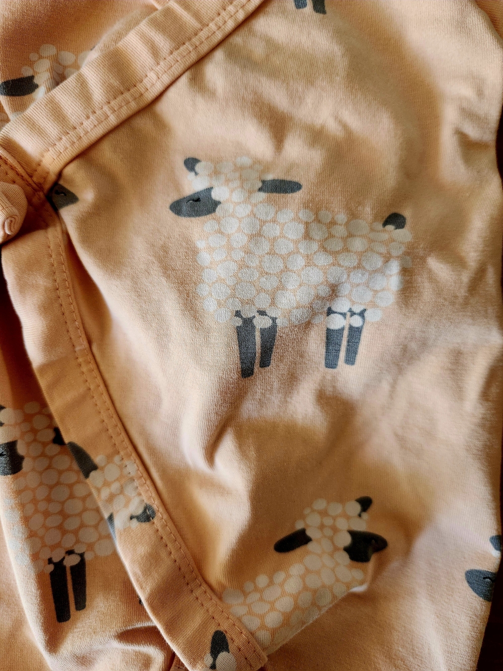Monica + Andy Kimono Romper with Sheep Print - Picture 2 of 3